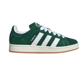 Adidas Kid's Campus 00S Shoes - Dark Green / Cloud White / Off White