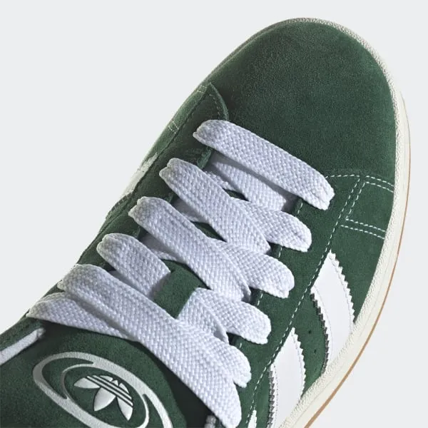 Adidas Kid's Campus 00S Shoes - Dark Green / Cloud White / Off White
