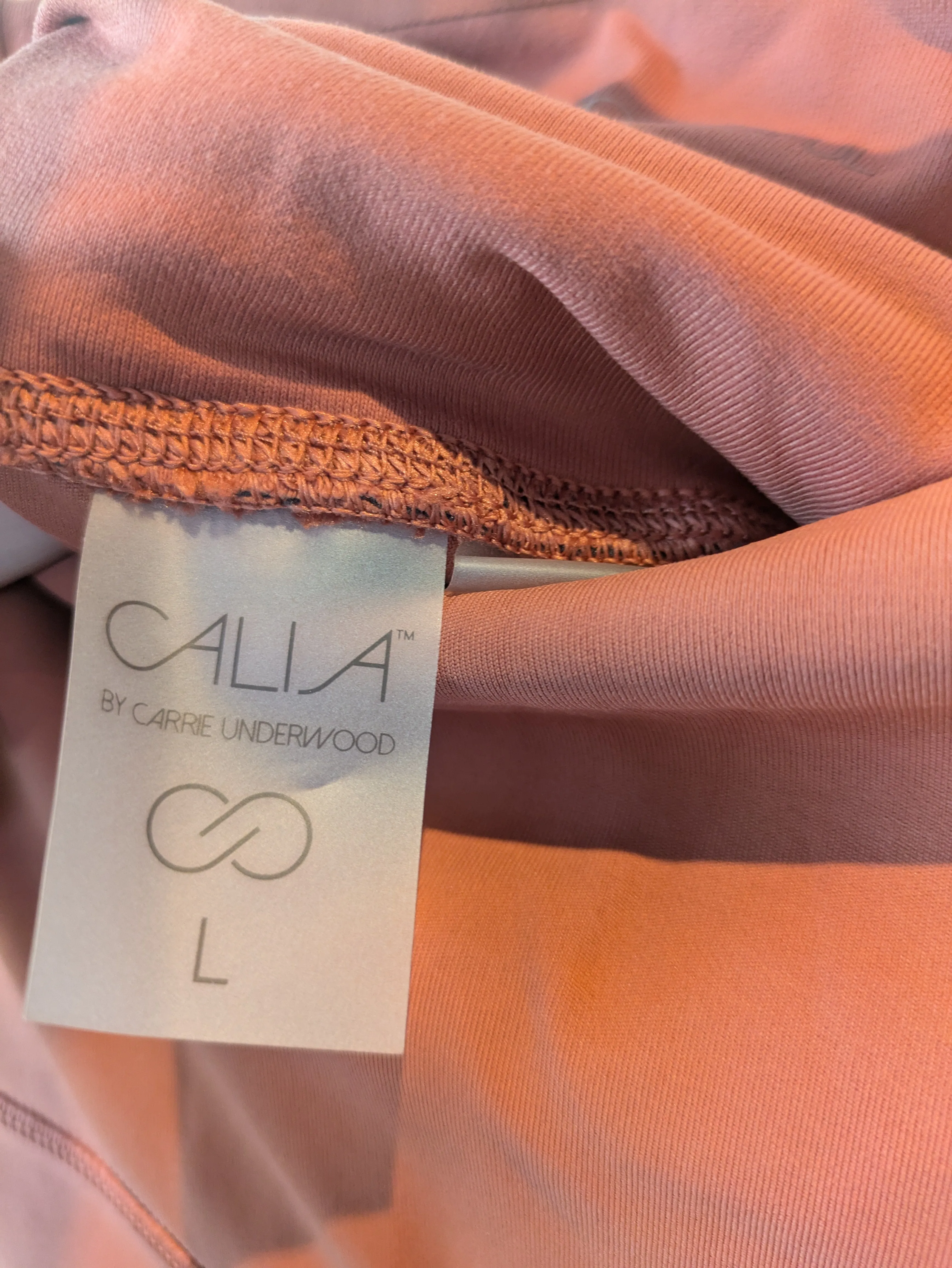 Athletic Leggings By Calia In Orange, Size: 12