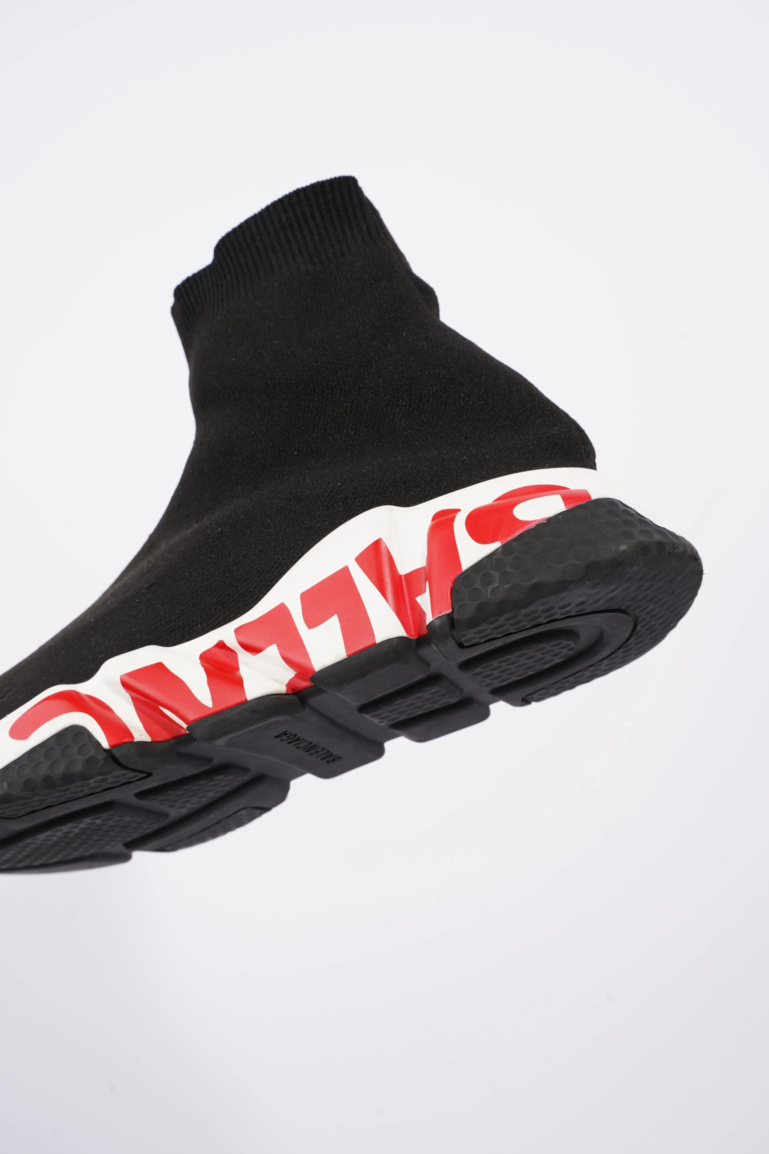 Balenciaga Mens Speed Black / White / Red / Graffiti EU 41 / UK 7