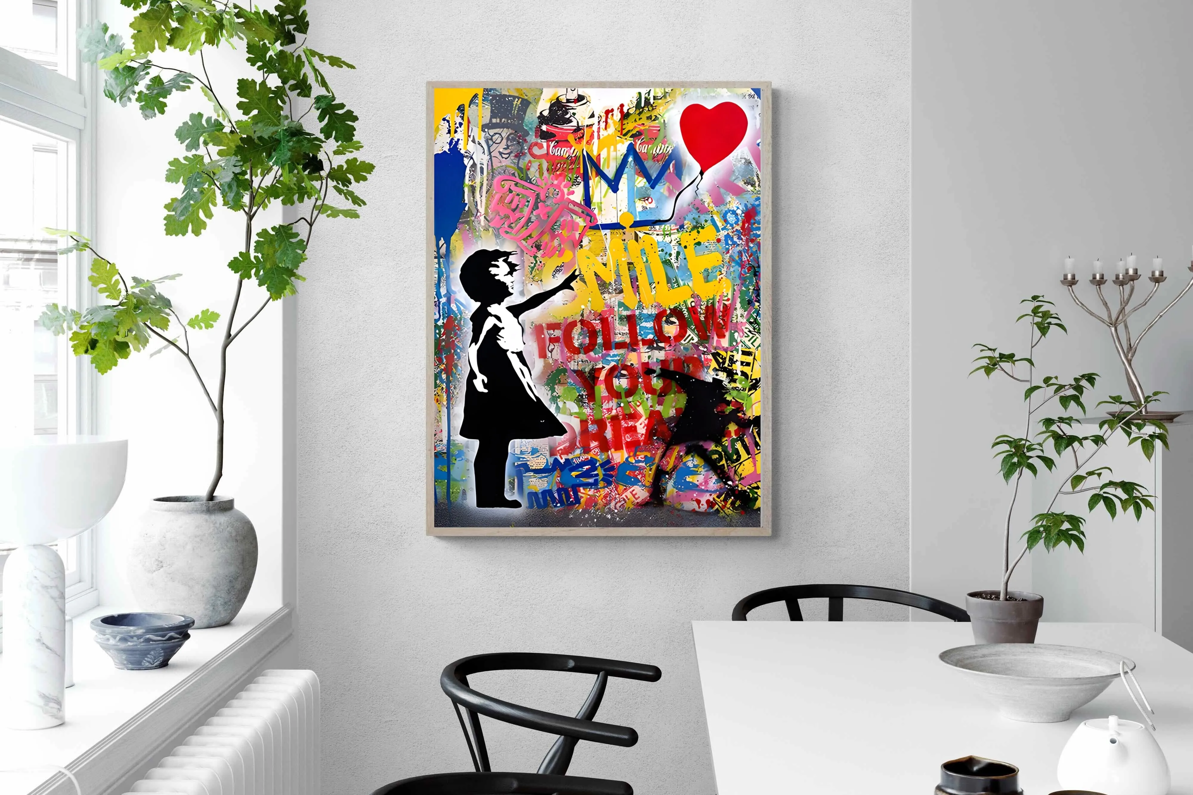 Banksy Basquiat Tribute Art