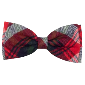 Bow Tie | Red, Green, & Navy Plaid