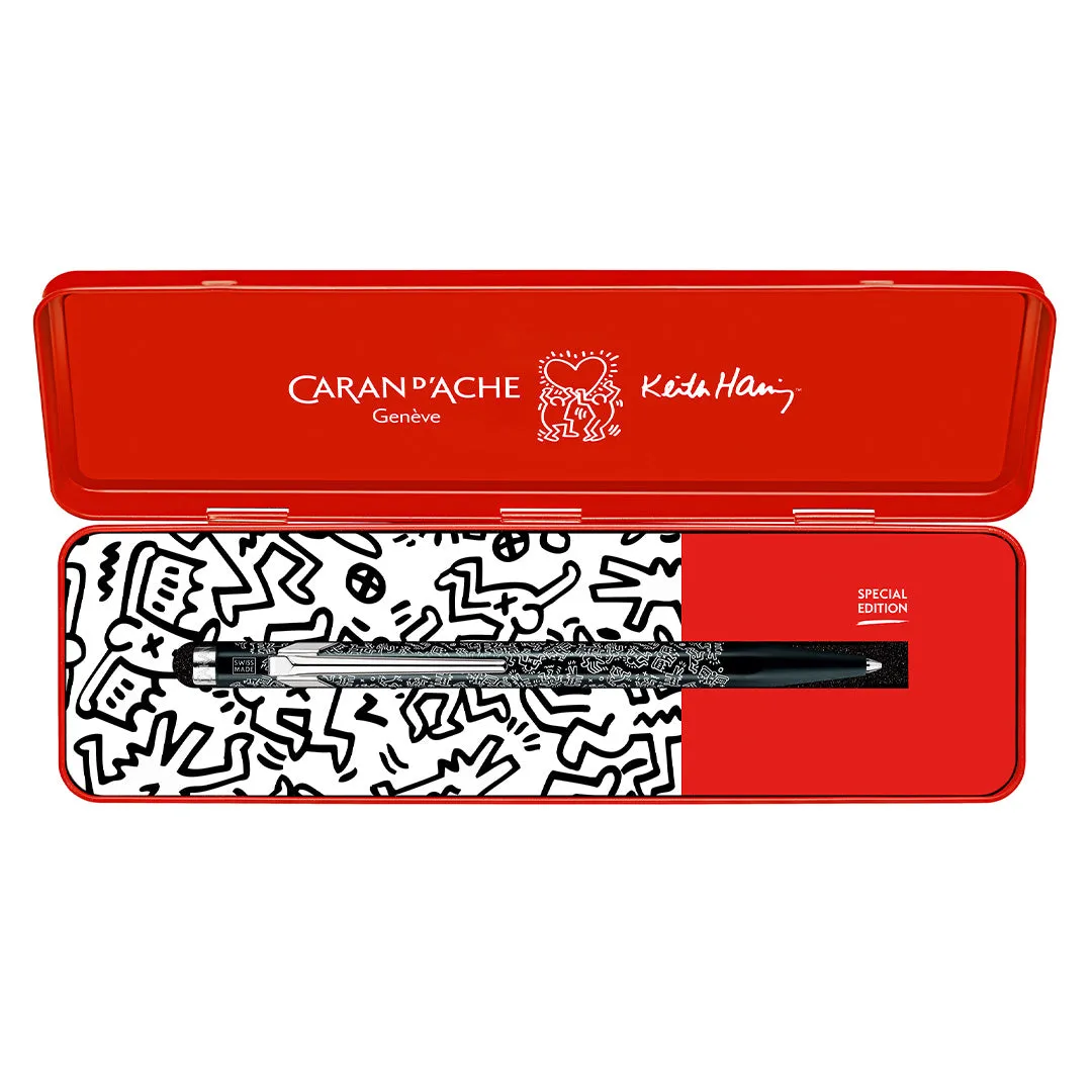 Caran d'Ache 849 Ballpoint Pen Keith Haring Special Edition Black