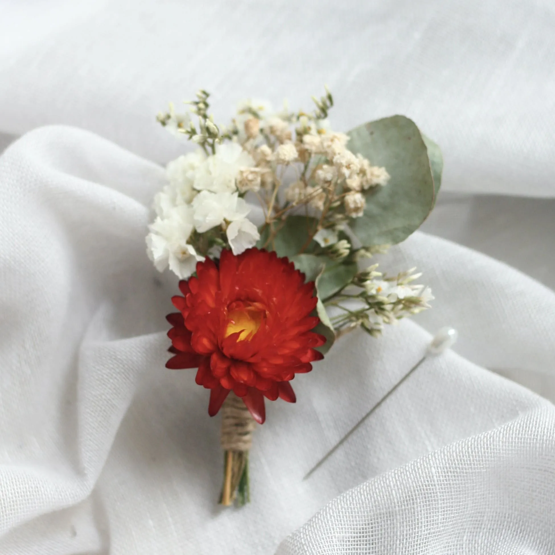 Dried Flower Elopement Bouquet