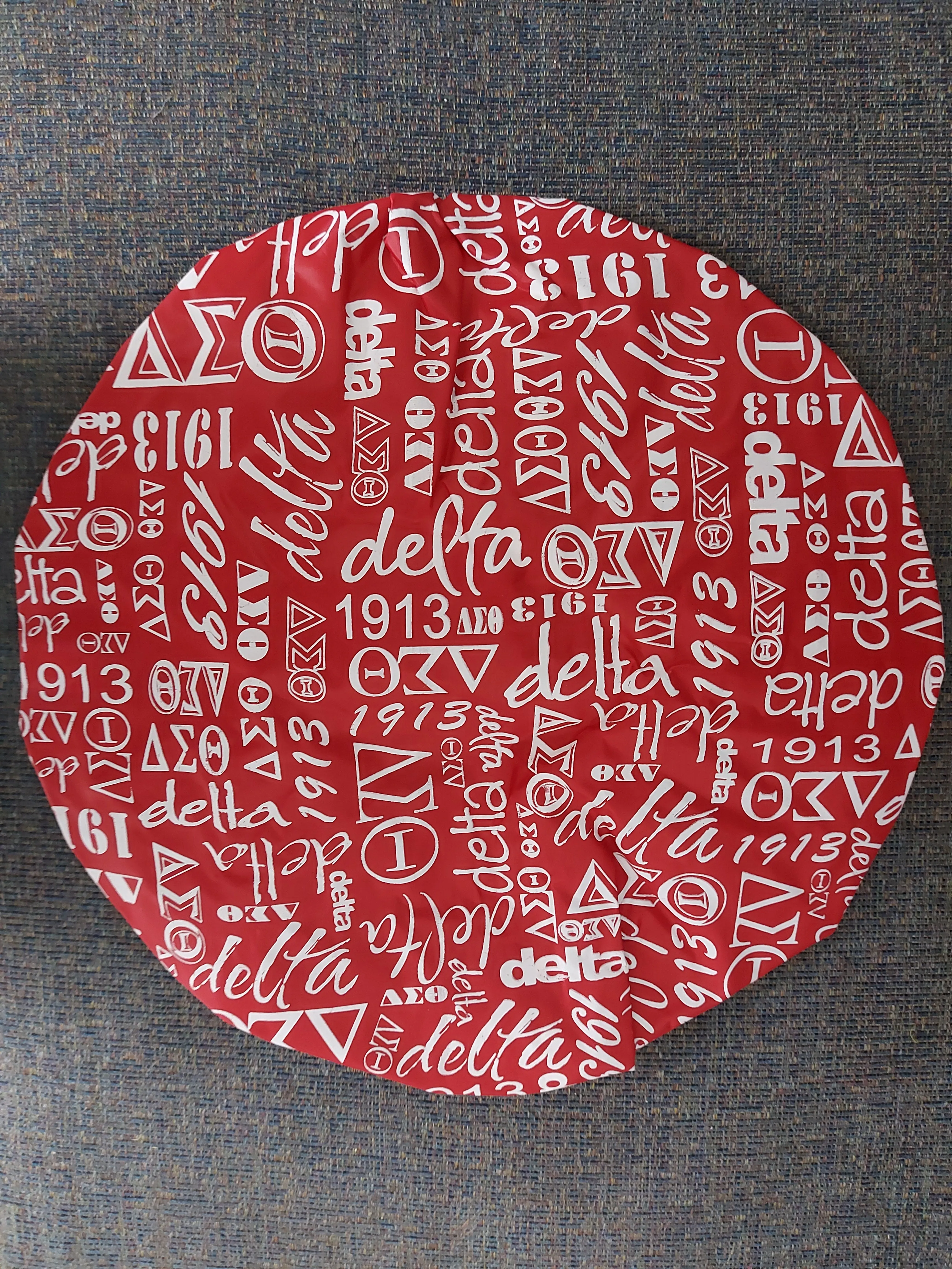 DST Red Graffiti Shower Cap