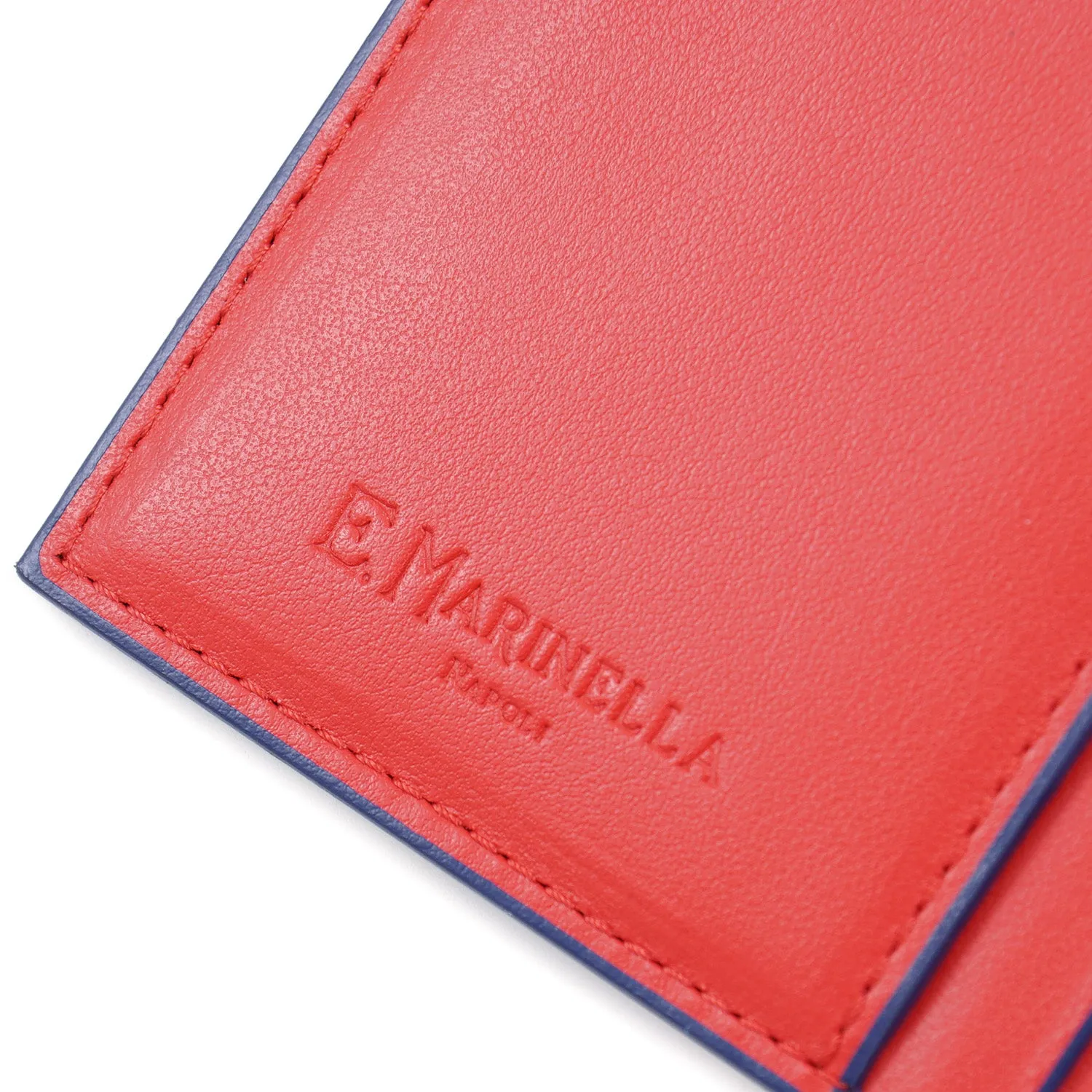 E.Marinella Vertical Wallet in Soft Calfskin