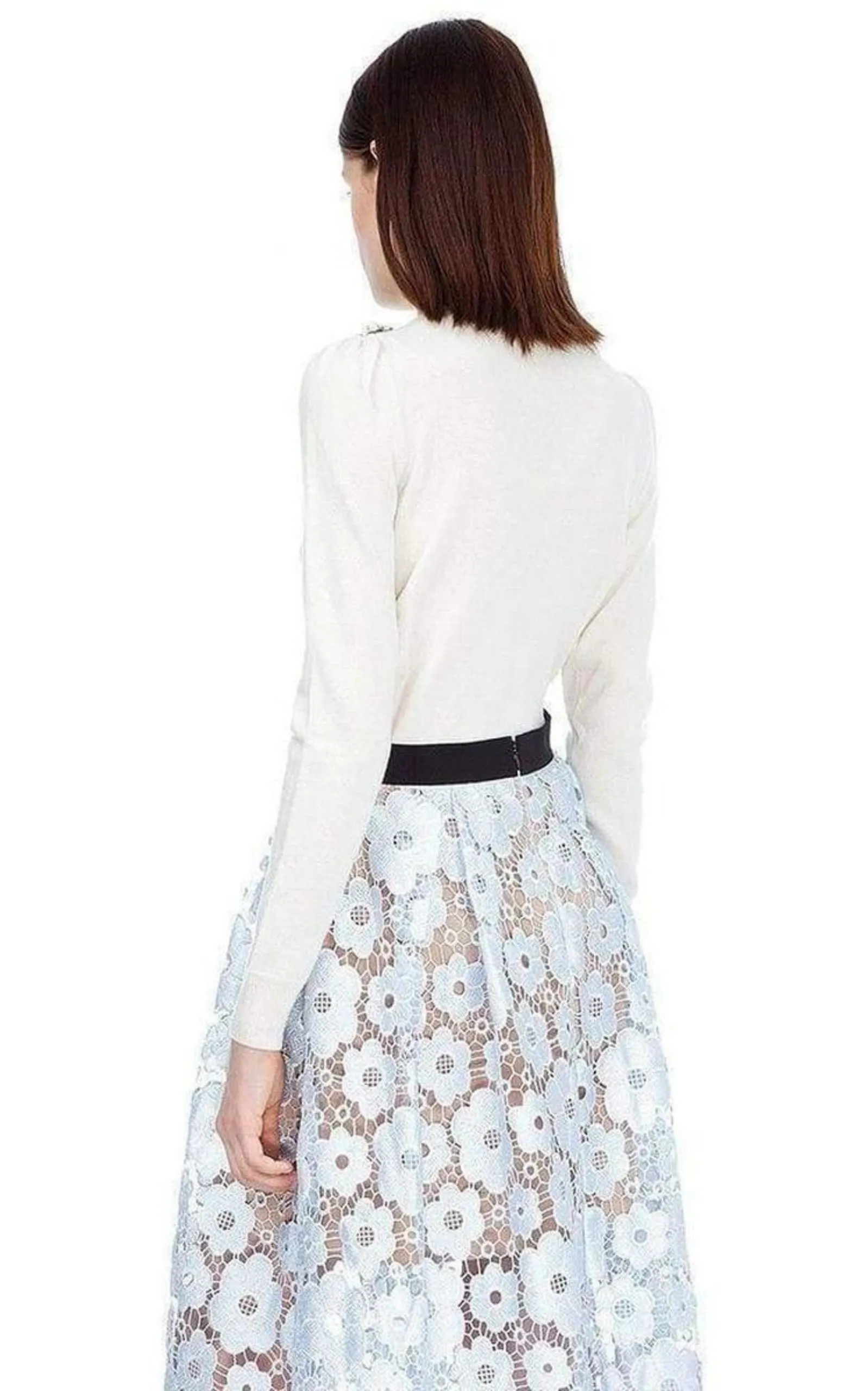 Embroidered Wool Sweater