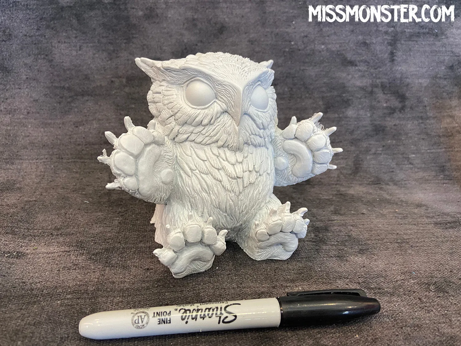 FAT BOTTOMED BABY OWLBEAR BLANK FIGURE
