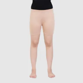 Girls Plain Seamless Under Skirts - Skin