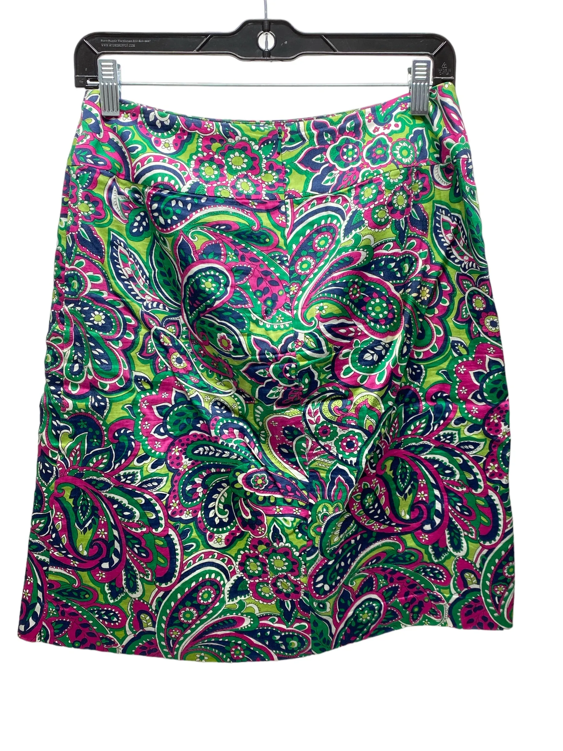 Green & Pink Skirt Mini & Short Talbots, Size 4petite