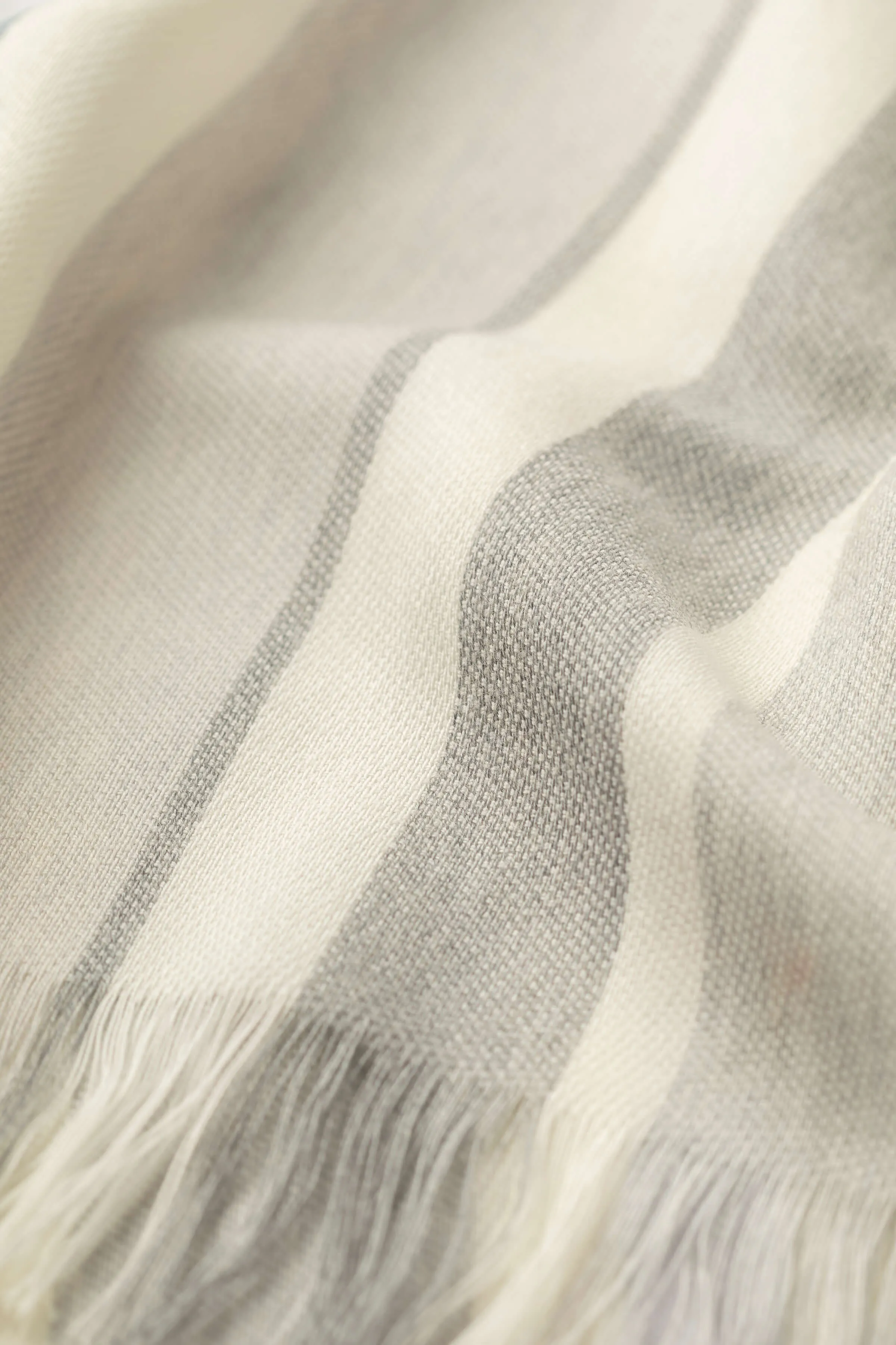 Multi Stripe Merino Throw