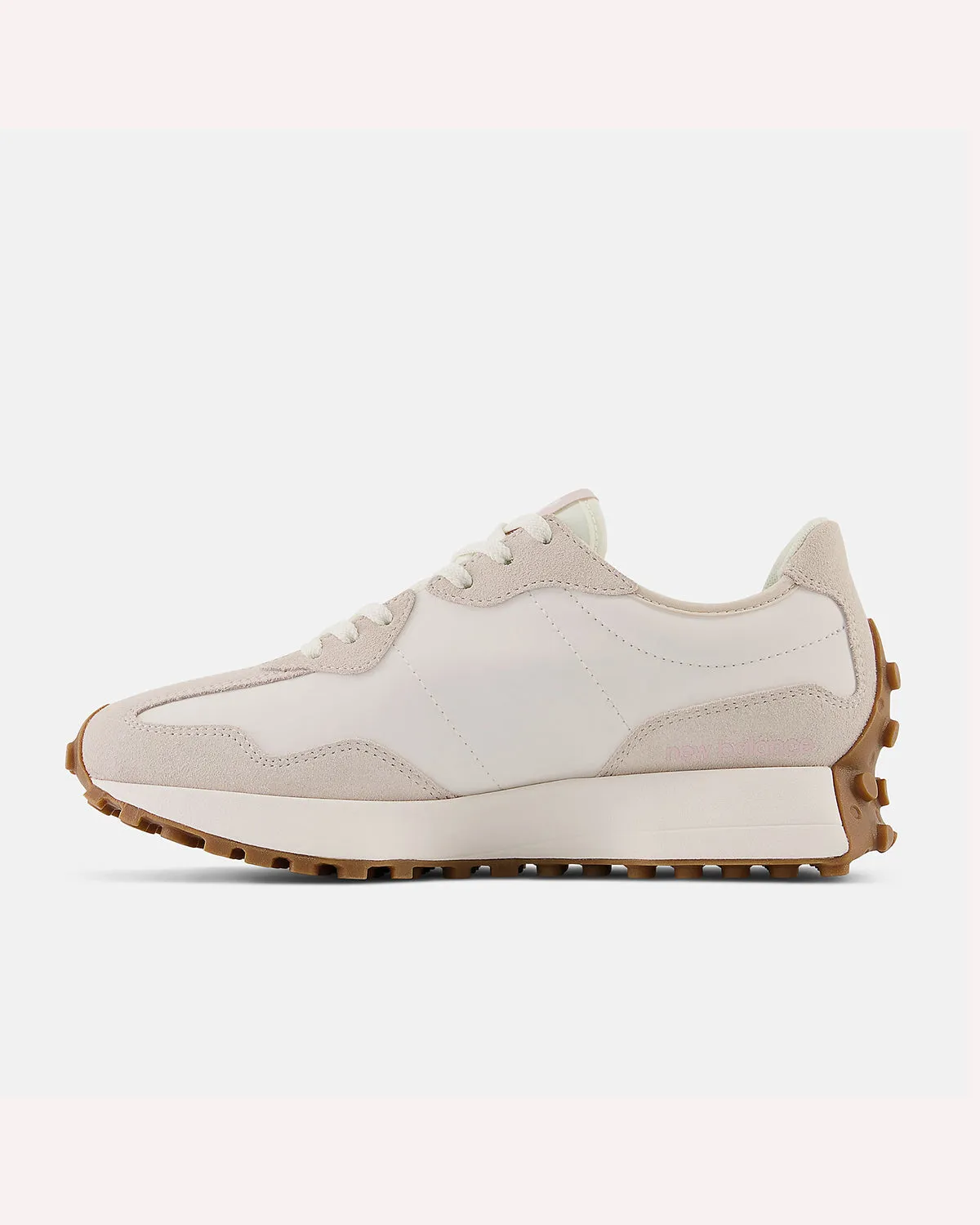 New Balance 327 Sneaker - Moonbeam with Stone Pink
