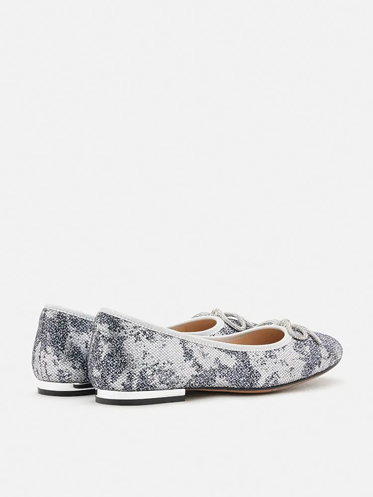 Queenie Bow Glitter Ballerinas