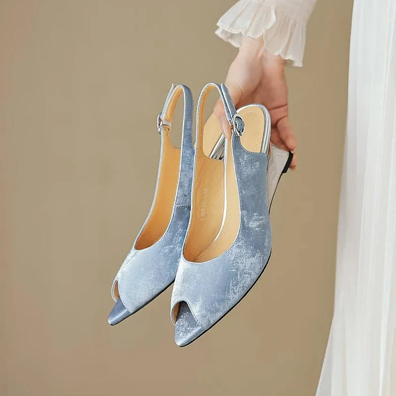 TSS49 Handmade Leather Pumps - Women's Casual Shoes