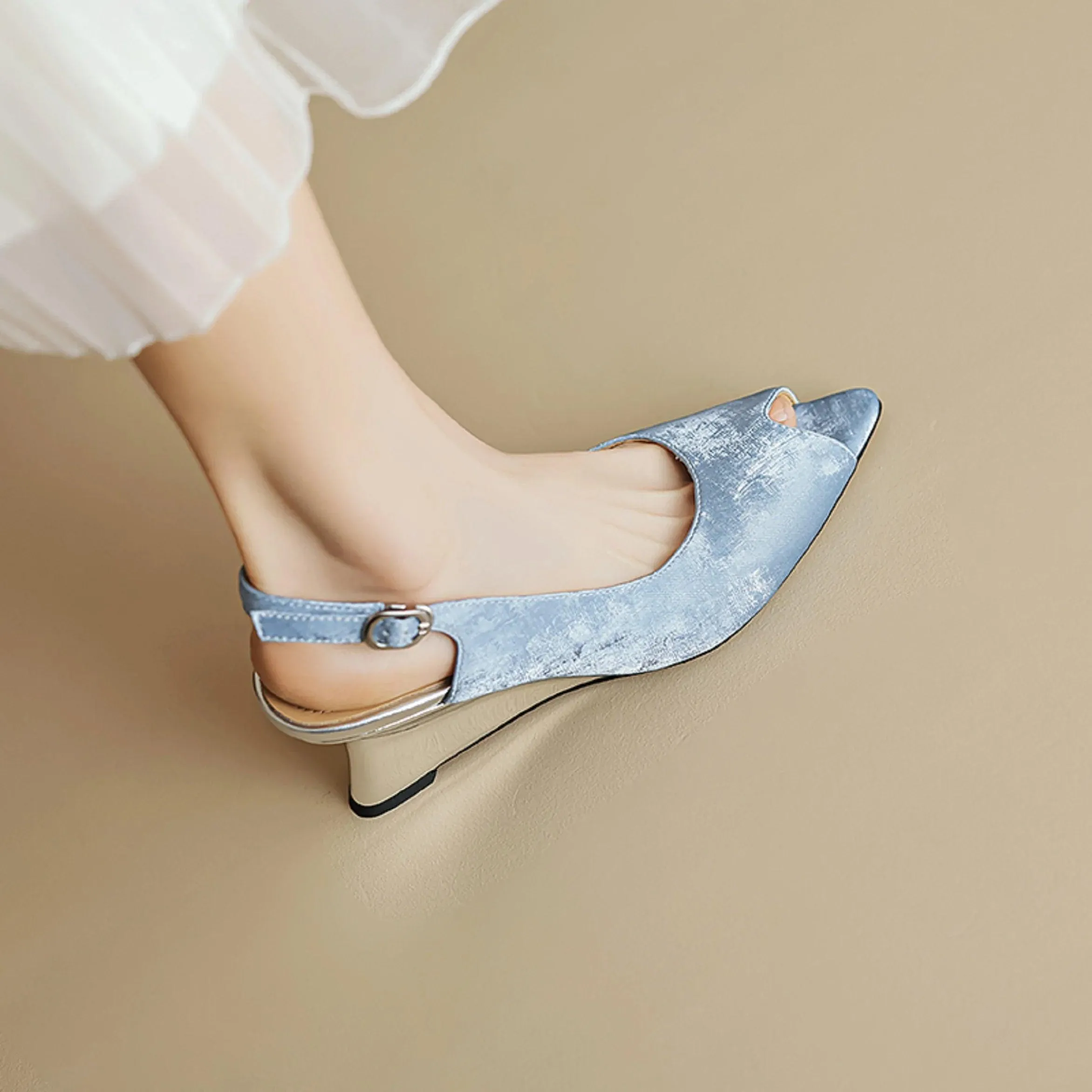 TSS49 Handmade Leather Pumps - Women's Casual Shoes